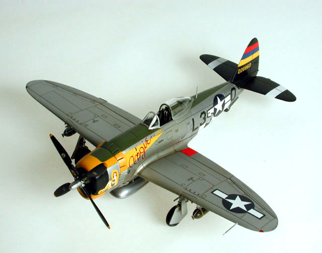 P-47D with Aeromaster decals for "Angie" (1/72 Revell)
