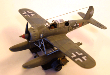 Arado Ar 196
Airfix 1/72 Arado Ar 196 with scratchbuilt trailer
