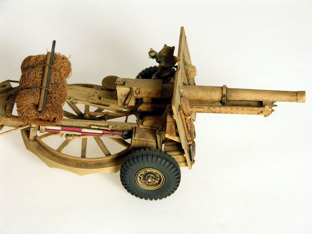 British Quad Gun Tractor & 25 Pound Gun (Tamiya 1/35)
