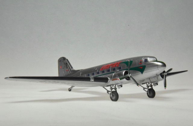 DC-3, Empire Airlines (Minicraft 1/144)
Empire Airlines markings by Draw Decals. Empire flew DC-3 in Idaho beginning in 1948.

