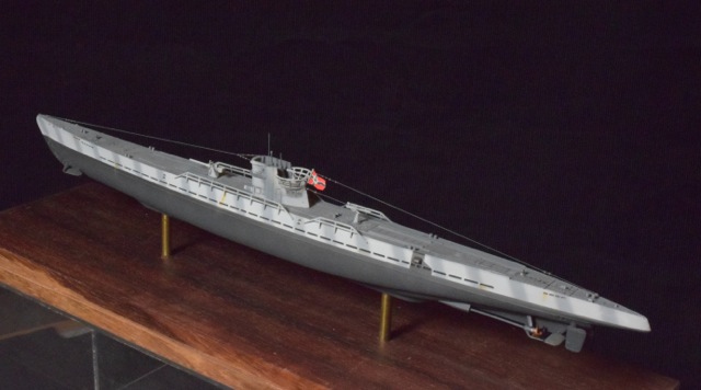 Type IXB U-Boat (Nichimo 1/200)
It won first place in submarines at the IPMS Convention in Dallas, in 2000.

