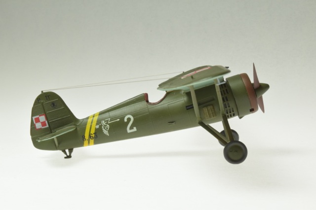 PZL P.11C (Heller 1/72)
Markings are those of 121 Eskadry Mysliwkiej, Polish Air Force 1939.
