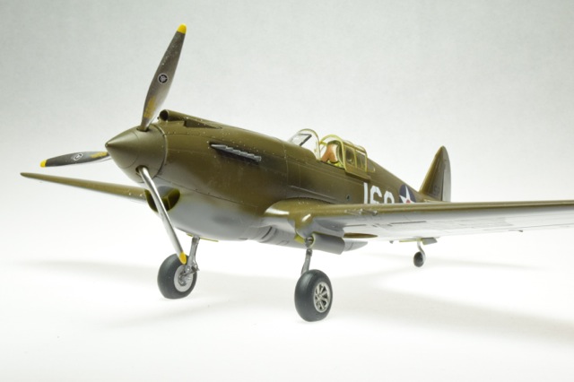 P-40B (Airfix 1/48)
Markings are those of  2nd. Lt. George Welch for Dec. 7, 1941, at Wheeler Field.
