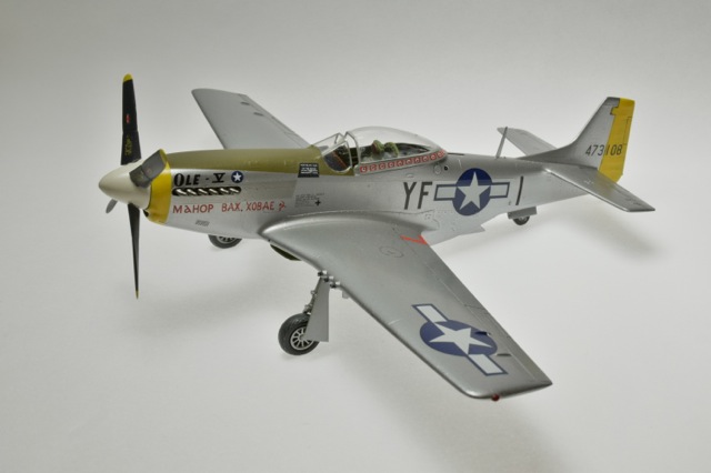 P-51D (Monogram 1/48)
Ole V is a P-51D piloted by Maj. William Hovde,   358th FS 355th FG,  Cretteville England
