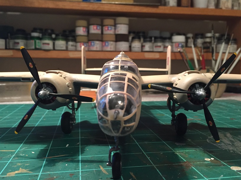 B-25D (Accurate Miniatures 1/48)
9th Air Force, 340th Bomb Group, 487th Bomb Squadron.
North Africa, Summer 1943
