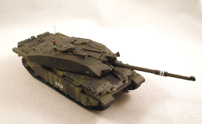 KFOR Challenger II MBT
DML 1/72 kit with reactive armour taken from another DML (Challenger II - Iraq 2003) kit.
