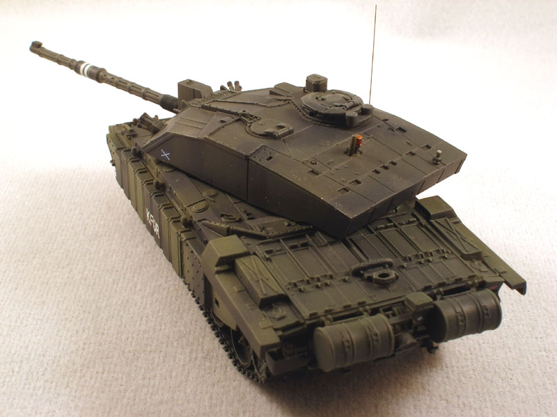 KFOR Challenger II MBT
DML 1/72 kit with reactive armour taken from another DML (Challenger II - Iraq 2003) kit.

