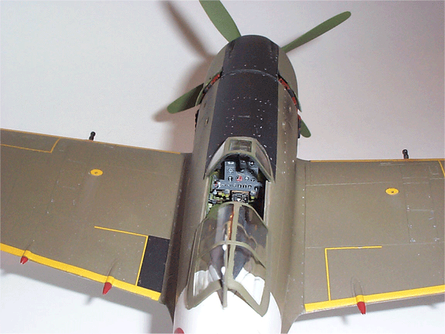 Ki-84 Hayate with Eduard's Cockpit PE Set (Hasegawa 1/32)
