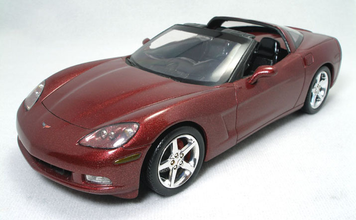 2006 Corvette (Box stock 1/24 Revell kit in Duplicolor Maple color.)
