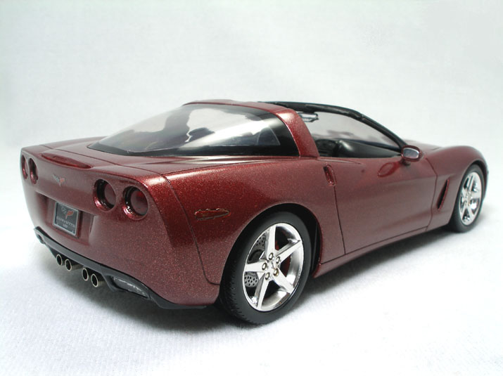 2006 Corvette (Box stock 1/24 Revell kit in Duplicolor Maple color.)
