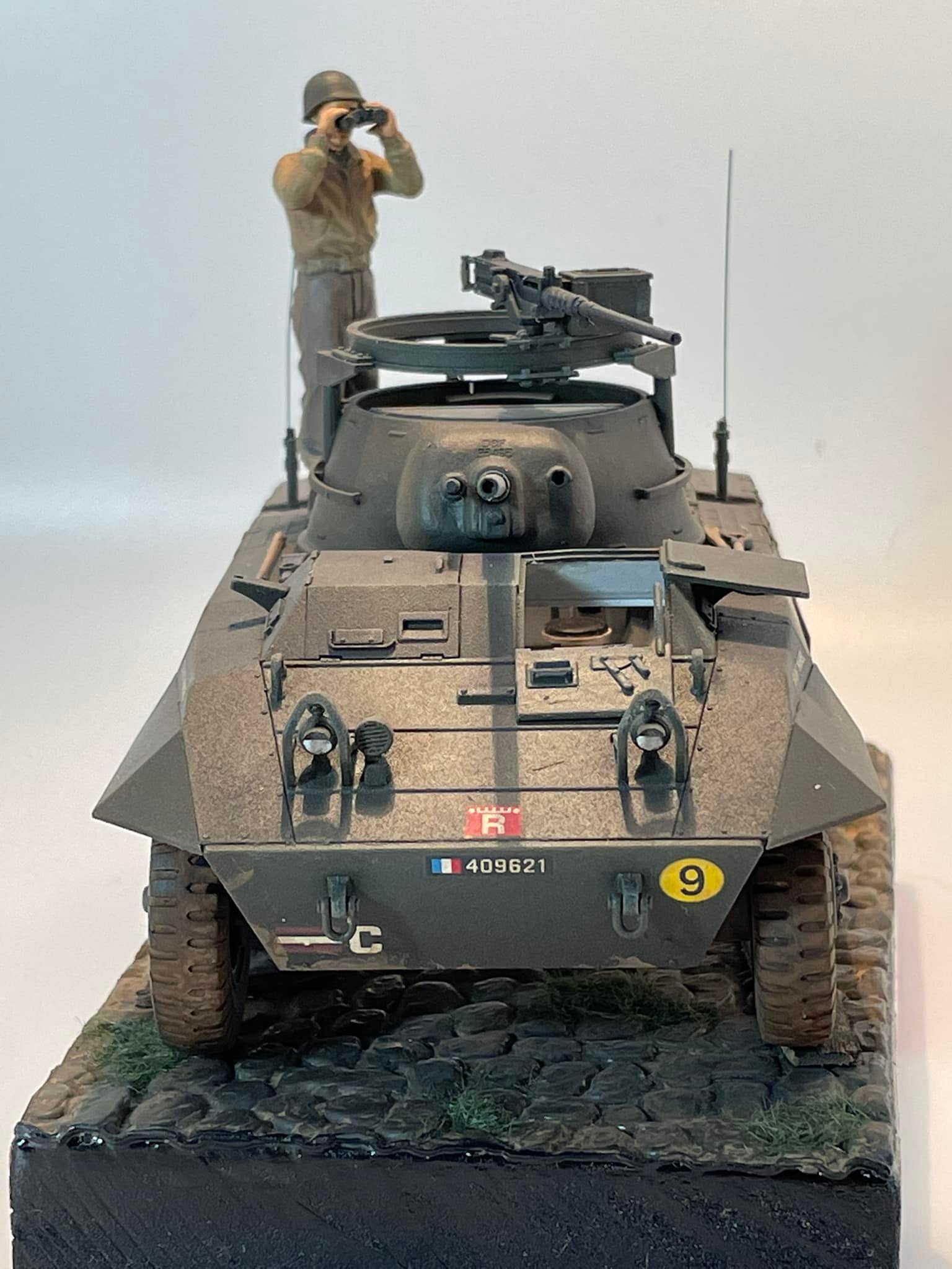 M8 Greyhound in Free French Service, 5th Armored Division, France 1944 (Tamiya 1/35)

