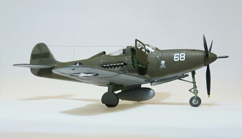 P-39N Airacobra, Lt. Bill Fiedler, Guadalcanal, Summer 1943 (Monogram 1/48)
