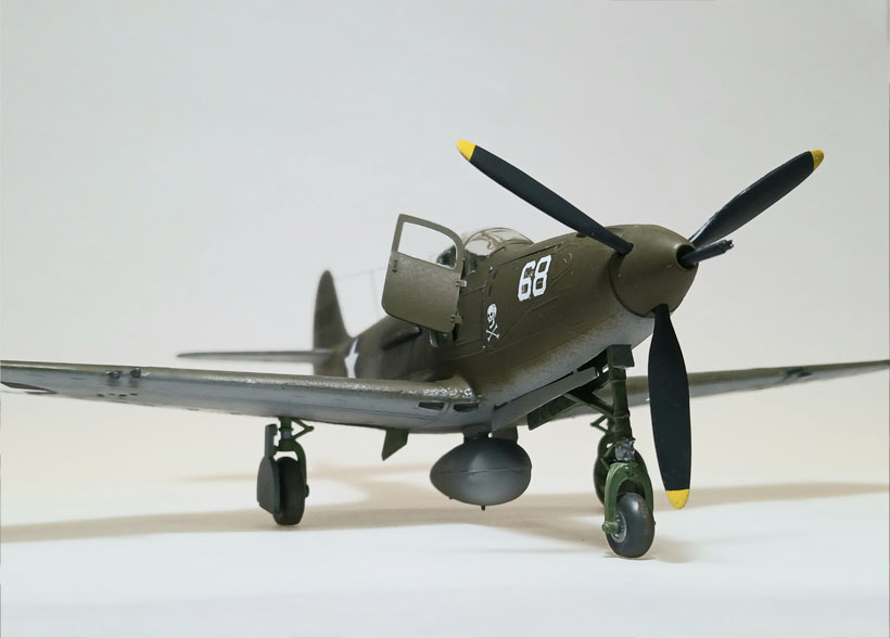 P-39N Airacobra, Lt. Bill Fiedler, Guadalcanal, Summer 1943 (Monogram 1/48)
