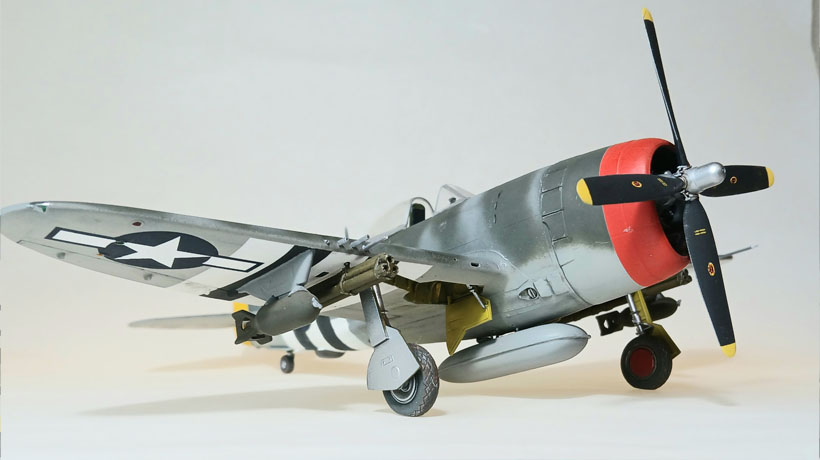 P-47D "Hairless Joe", Col. David Schilling, 56th Fighter Group 1944 (Monogram 1/48)
