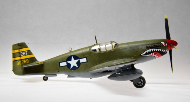 P-51B (Monogram 1/48)
Markings are those of Tex Hill who flew this aircraft in China.
