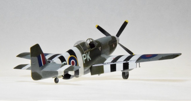 P51C-1-NTC, Polish Air Force (Arma 1/72)
P51C-1-NTC in markings of 315 Squadron PAF (Polish Air Force) in June, 1944. This is from the Arma kit, made in Poland.
