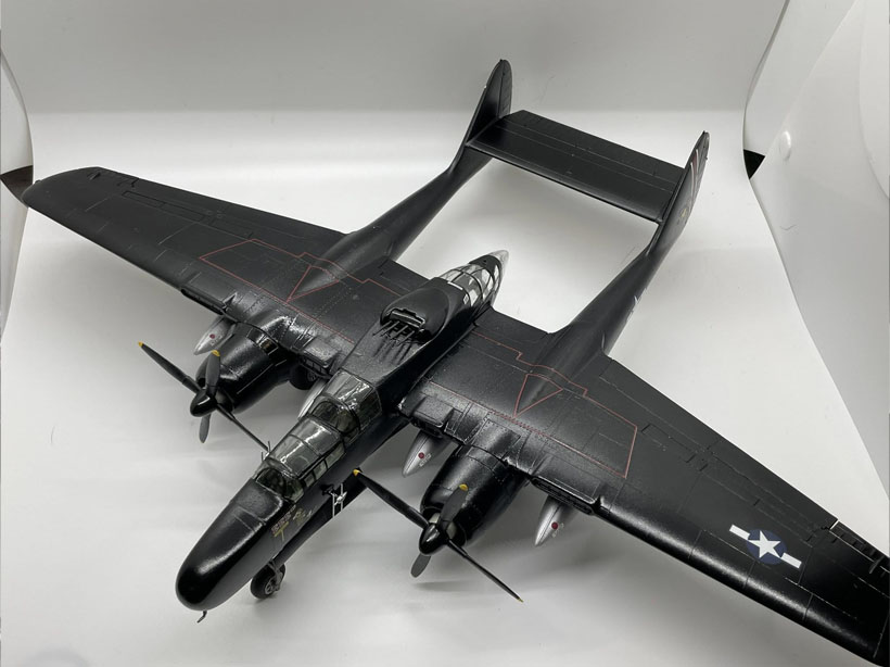 Northrop P-61B Black Widow, 418th Night Fighter Squadron, Leyte Philippines, December 1944 (Revell 1/48)
