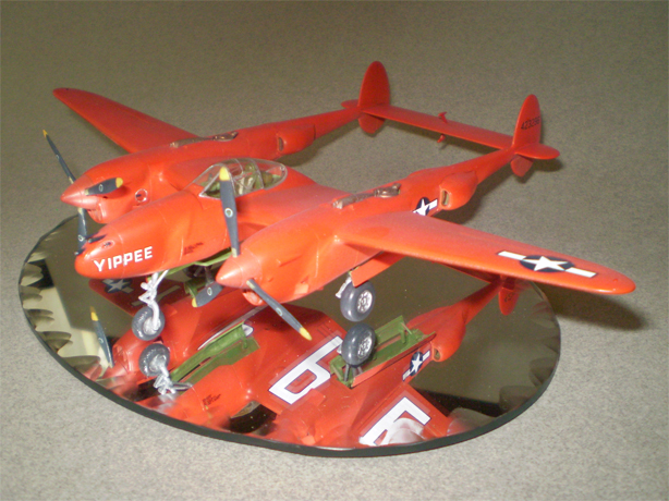 P-38 "Yippie" (HobbyBoss 1/72)
"Yippie" was the 5000th P-38 made and toured the country on a war bond tour before being shipped off to the Pacific theater.

