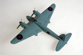 Mosquito finished as a Photo Recon Unit aircraft (Tamiya 1/72)
