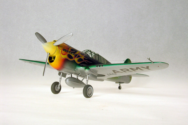 What if Ed "Big Daddy" Roth was in charge of P-40 camo? Otaki kit, 1/48
