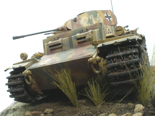 Panzer IIJ with Aber 2cm Flak Barrel (Alan 1/35 w/ Part's PE Detail Set)

