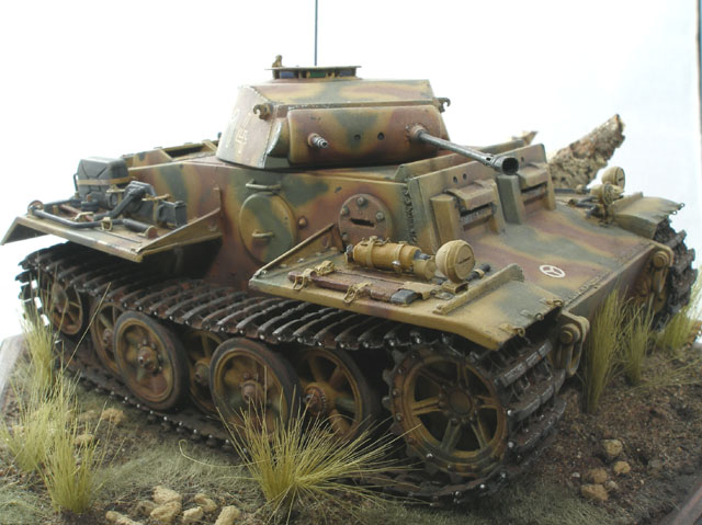 Panzer IIJ with Aber 2cm Flak Barrel (Alan 1/35 w/ Part's PE Detail Set)
