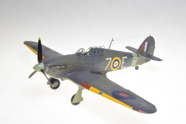 Sea Hurricane (Airfix 1/48)
Built out of the box, the markings are from 1942 where it served aboard the HMS Indomitable “Ironclad”, Diego Suarez, Madagascar.
