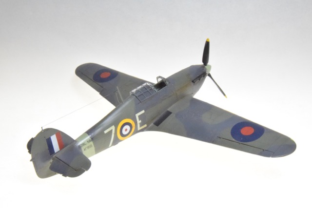 Sea Hurricane (Airfix 1/48)
Built out of the box, the markings are from 1942 where it served aboard the HMS Indomitable “Ironclad”, Diego Suarez, Madagascar.
