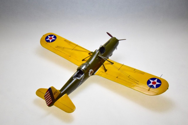 Curtis A-8 "Shrike" (Czech Models 1/48)
Markings are for the 37th Attack Squadron, U.S. Army Air Corps, at Langley Field, Virginia, 1934.
