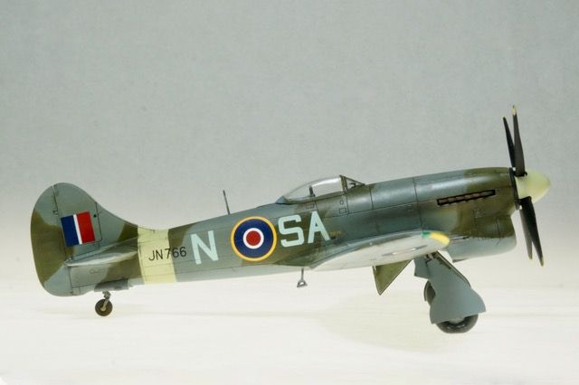 Hawker Tempest Mk. V (Airfix 1/72)
This is the new tool 1/72 Hawker Tempest Mk. V from Airfix. It is a simple build with two options for markings. This model is in markings of Royal New Zealand Air Force, stationed in Cambridgeshire England, 1944.
