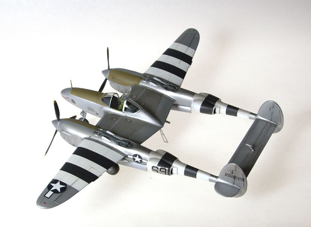 F-5B, photo recon P-38 made from the old 1/48 Monogram kit
