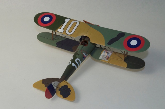 Nieuport 28 (1/48 Roden)
The markings are for Lt. Douglas Campbell, U.S. 94th Aero Squadron, Spring 1918. 
