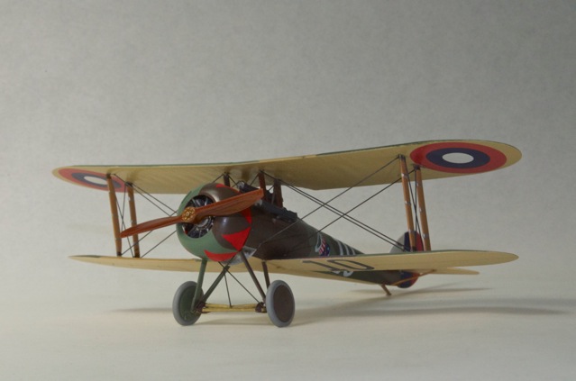 Nieuport 28 (1/48 Roden)
The markings are for Lt. Douglas Campbell, U.S. 94th Aero Squadron, Spring 1918. 
