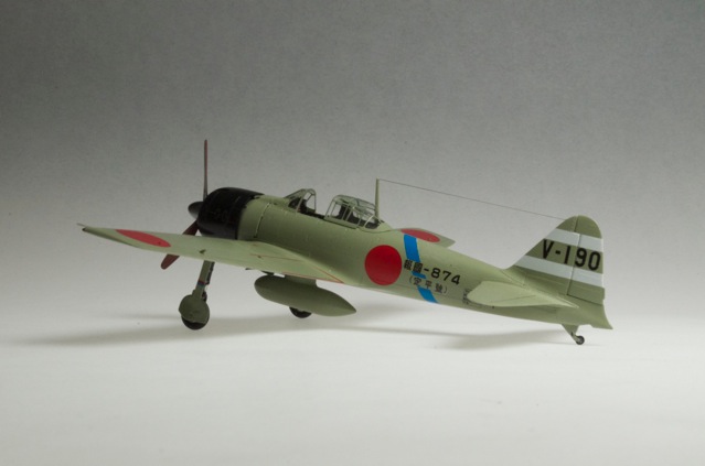 A6M3 Ty. 33 Zero (Hamp) (Tamiya 1/72)
This won best in its division at the recent Capitol Classic show. I used the kit markings and Tamiya paints.
