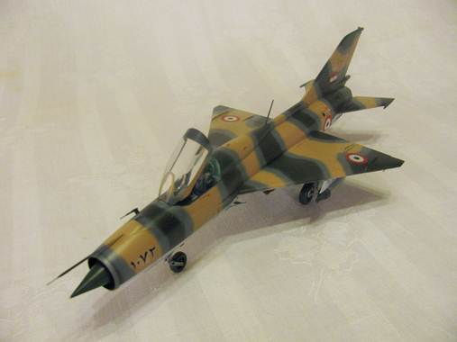 MiG 21PF (Academy 1/48)
Markings are for Egyptian Air Force during the 1973 Yom Kippur war.

