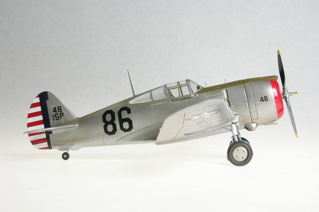 P-36 Hawk (1/48 Hobbycraft)
Pearl Harbor 1941 markings. Built it OOB.
