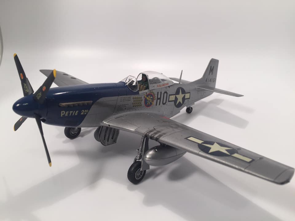 P-51D Mustang (Hasegawa 1/48)
Lt. Colonel John C. Meyer, 352nd Fighter Group, Belgium, January 1945
