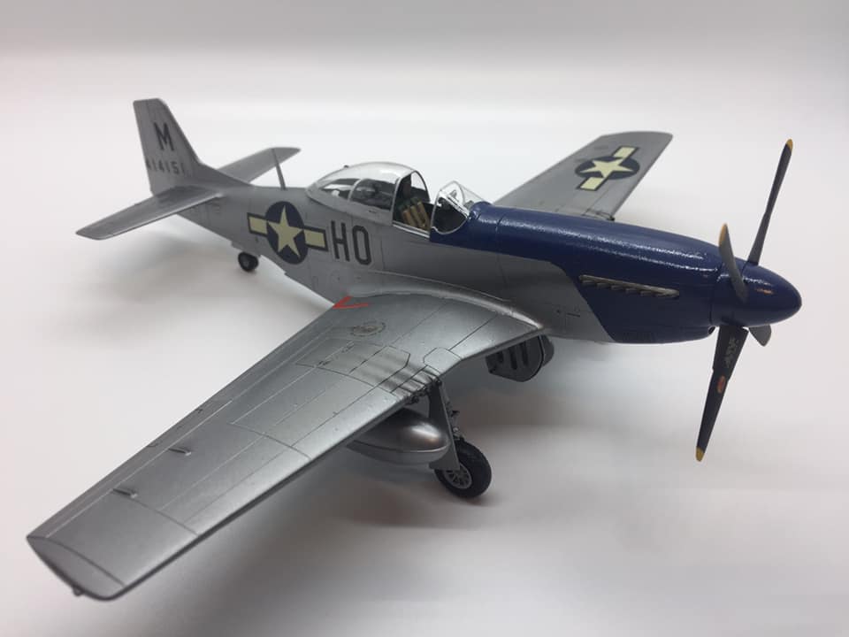 P-51D Mustang (Hasegawa 1/48)
Lt. Colonel John C. Meyer, 352nd Fighter Group, Belgium, January 1945

