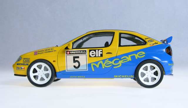 Grand Bretagne Renault Rally Coupe (1/24 Fujimi)
It's built OOB (out of the box) and I used  Tamiya spray cans, Chrome Yellow and Bright Blue. Scale is 1/24. Actually had fun building this "thing." It was my white elephant gift from last year's Christmas party.
