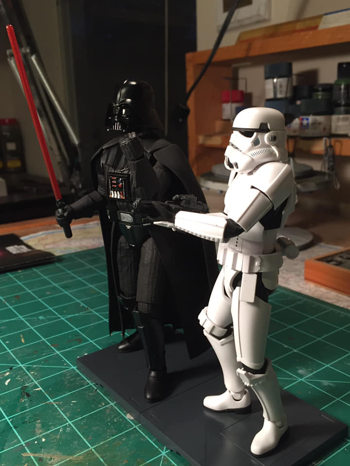 Darth Vader & Imperial Stormtrooper (Ban Dai 1/12)
