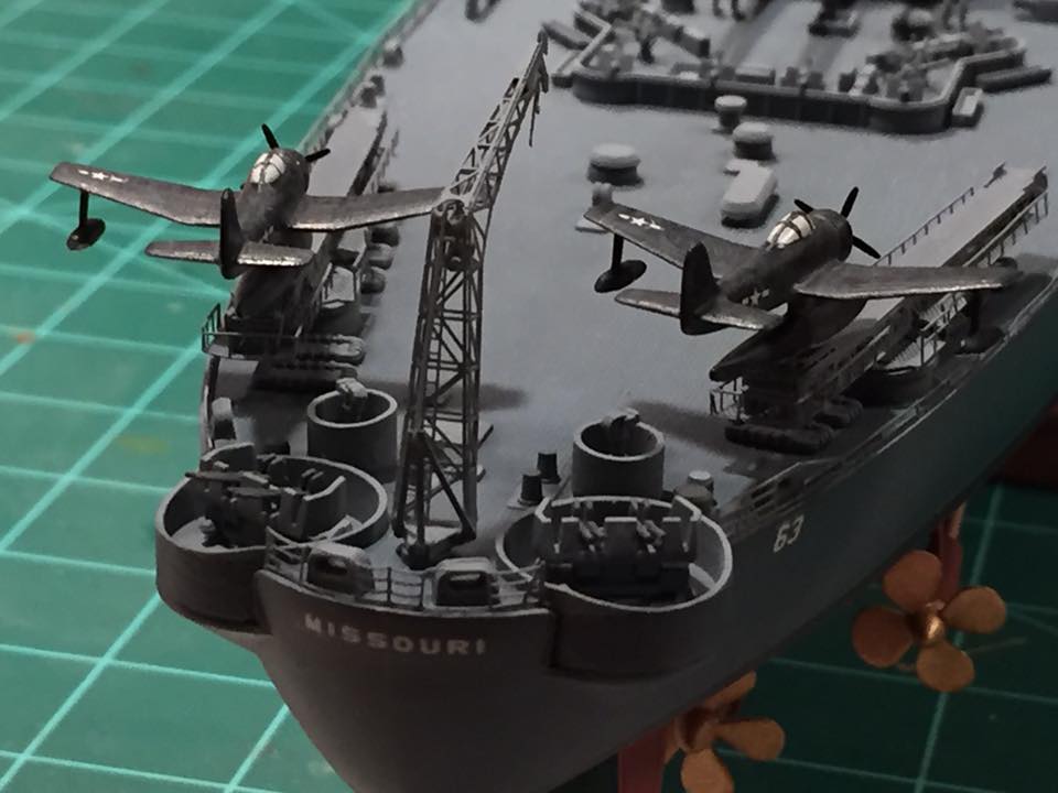 USS Missouri (Tamiya 1/350 w/ Gold Medal Models PE)
Measure 22 scheme, September 1945
