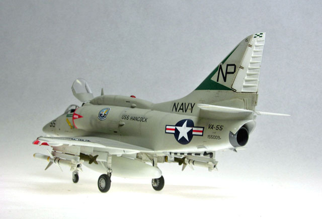 A-4E converted to an F  - VA-55, 1972, South China Sea (Monogram 1/48)
