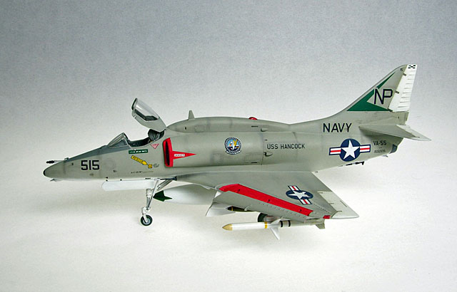 A-4E converted to an F  - VA-55, 1972, South China Sea (Monogram 1/48)
