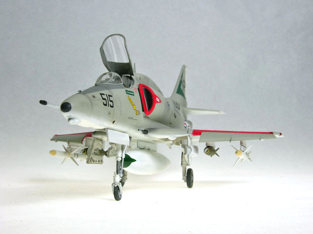 A-4E converted to an F  - VA-55, 1972, South China Sea (Monogram 1/48)
