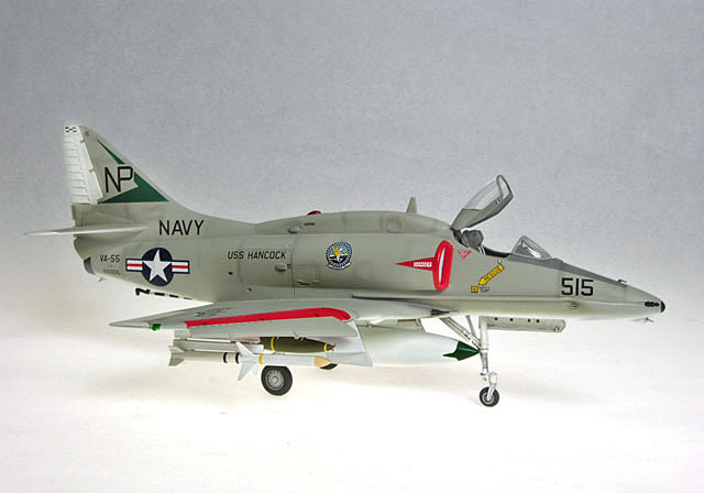 A-4E converted to an F  - VA-55, 1972, South China Sea (Monogram 1/48)
