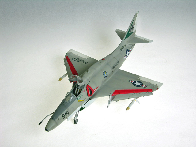 A-4E converted to an F  - VA-55, 1972, South China Sea (Monogram 1/48)
