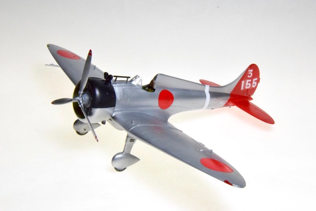 Mitsubishi A5M2 (Fine Molds 1/48)
This is the 1/48 scale, Fine Molds kit of the Mitsubishi A5M2, Allied Code name: Claude. This airplane saw it’s introduction in China in the late 1930s. It was the first Japanese designed carrier-based fighter although many were land based. The late biplane fighters flown by the Chinese forces were no match for this one.
