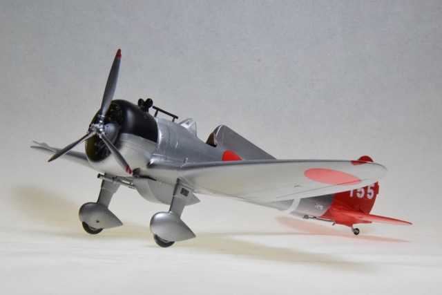 Mitsubishi A5M2 (Fine Molds 1/48)
This is the 1/48 scale, Fine Molds kit of the Mitsubishi A5M2, Allied Code name: Claude. This airplane saw it’s introduction in China in the late 1930s. It was the first Japanese designed carrier-based fighter although many were land based. The late biplane fighters flown by the Chinese forces were no match for this one.
