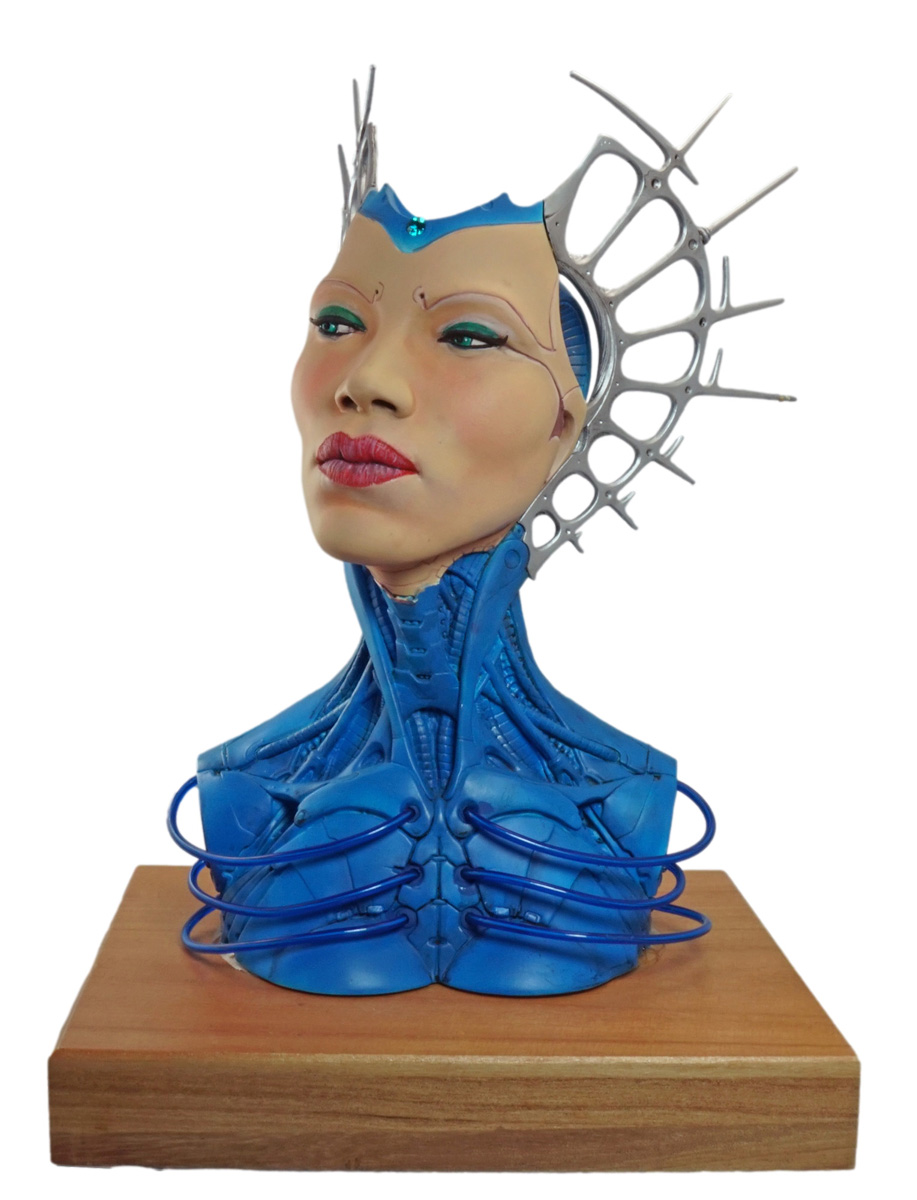 Angelique Bust (Black Heart Models 1/2)
See https://austinsms.org/Bill-Delk-Videos.php for video of the lighting.
