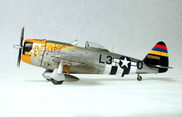 P-47D with Aeromaster decals for "Angie" (1/72 Revell)
